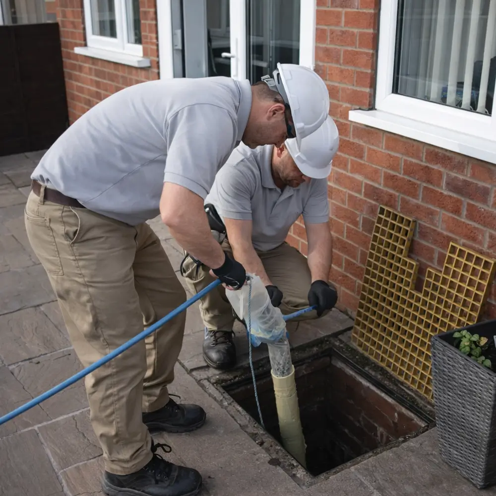 Blocked drain repair service in West Drayton